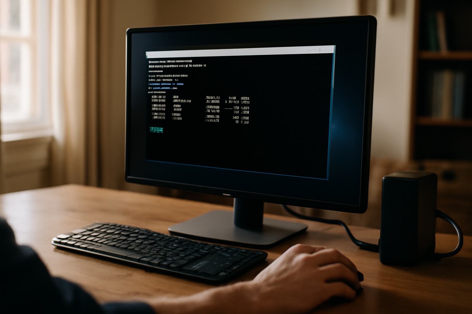 Fenêtre DiskPart sur Windows avec commandes de gestion des volumes, disque externe sélectionné