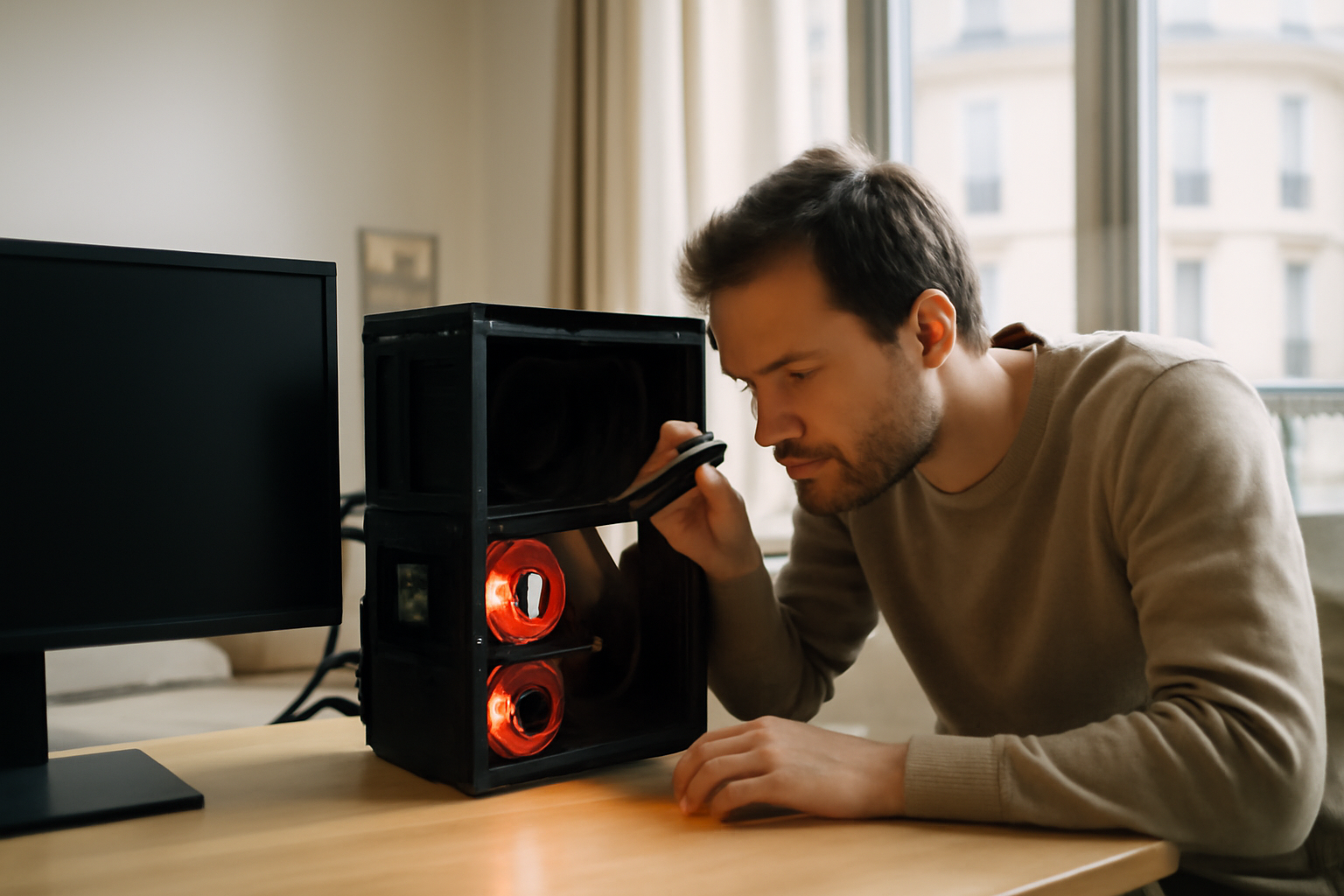ordinateur qui s’allume mais ne démarre pas : test des voyants et ventilateurs sur bureau