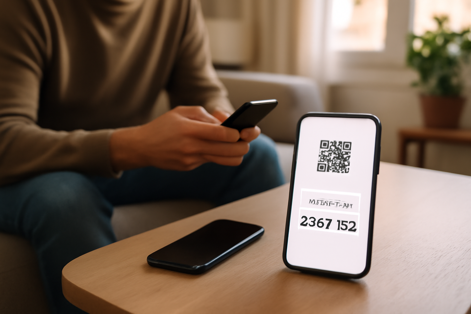 Contrôle à distance sur smartphone : écran partagé et code d’invitation