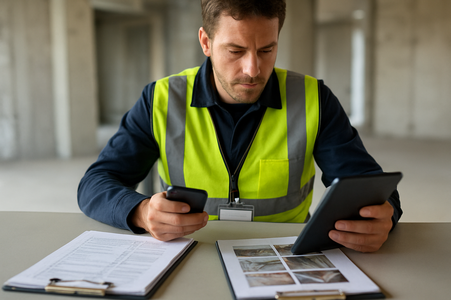 Compte rendu et preuves d’intervention sur site pour une mission d’intervention Redsec
