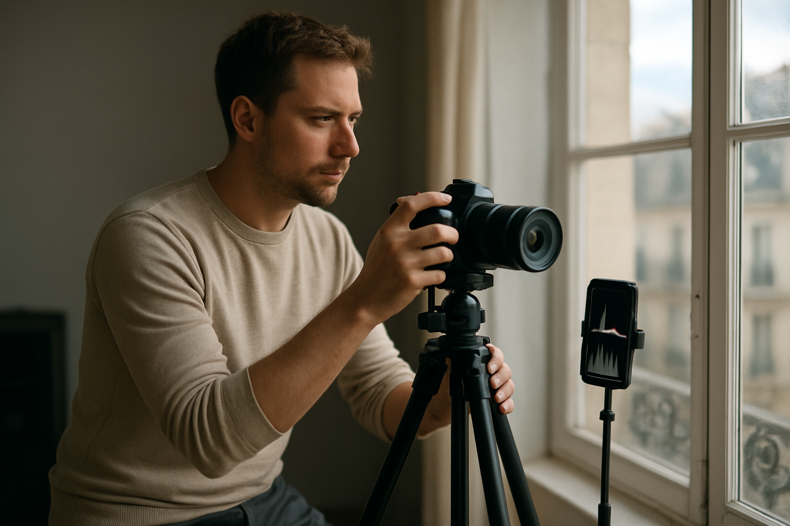 Portrait en lumière naturelle : réglages photo et exposition en stops sur un appareil